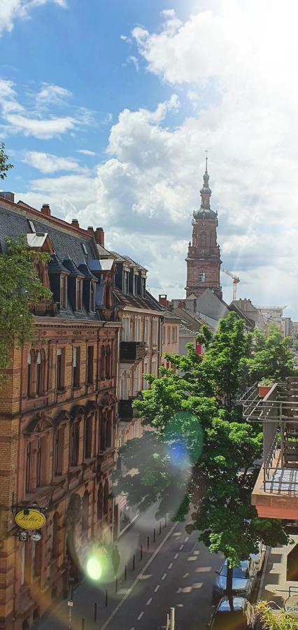 Sonniges Zimmer Mit Balkon Im Herzen Mannheims מראה חיצוני תמונה