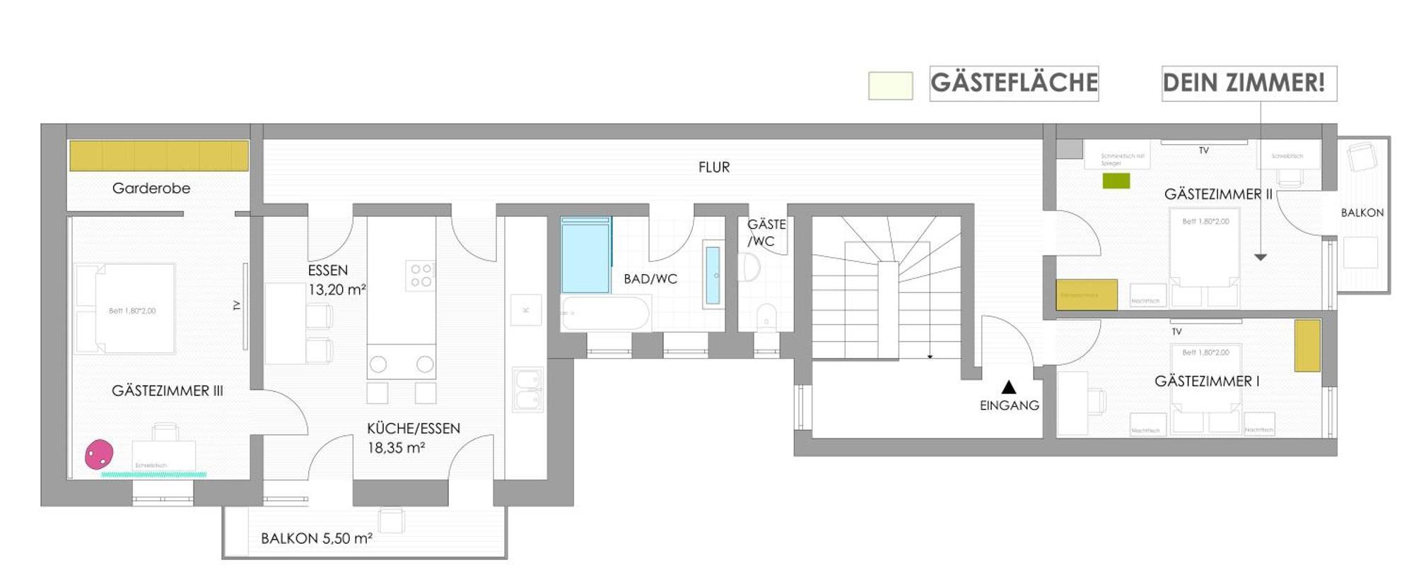 Sonniges Zimmer Mit Balkon Im Herzen Mannheims מראה חיצוני תמונה